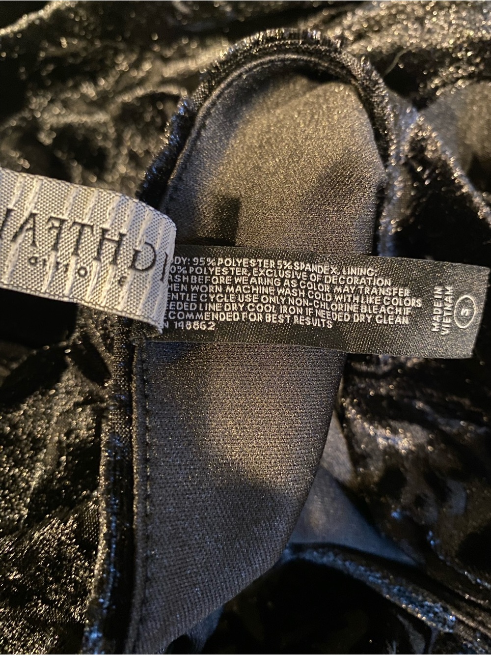 NIGHTFALL BY TORRID BURNOUT BLACK VELVET BAT MAXI DRESS SZ 3X - Picture 7 of 7